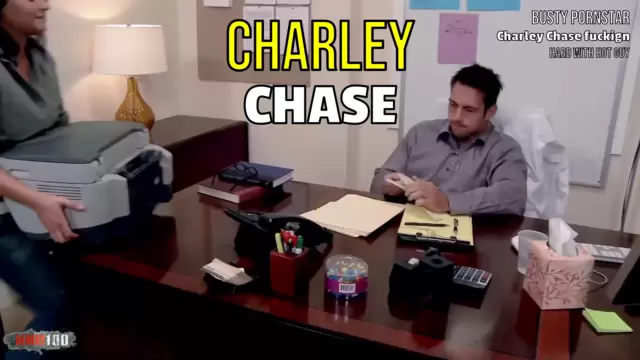 Busty pornstar Charley Chase fuckign hard with hot guy