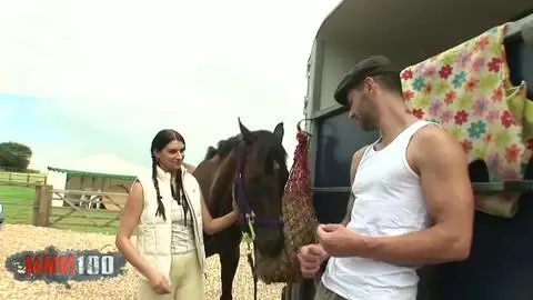 Jay R bangs the pussy of beautiful busty brunette Jodie James photo 02