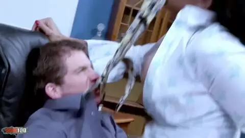 Brunette Milf With Huge Tits Gets Fucked In The Office photo 13