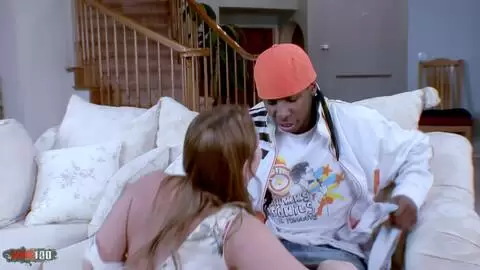 Aurora Snow Young Blonde Babe Takes Jon Jon Big Black Cock for Rough Anal Creampie Interracial photo 01