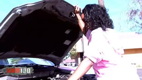 Young ebony goddess Keira in hardcore porn scene photo 01