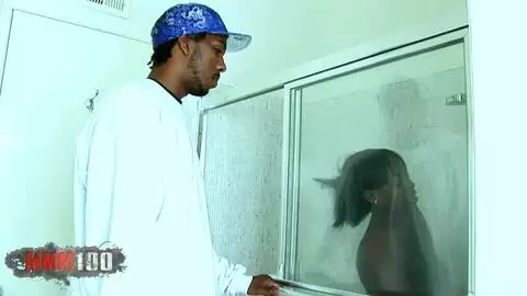 Ebony MILF Gets Pounded by Her Hung Boyfriend in Steamy Shower Show photo 07