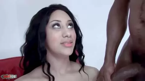 London takes Mark Anthony\'s big black cock in a steamy interracial fuck session photo 16