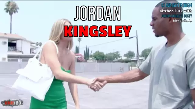 CJ Wright Rough Kitchen Fuck with Jordan Kingley's Busty Blonde Body