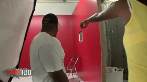 Ebony babes Bella Moretta and Hydie Waters in a hot black threesome with Mr Marcus photo 02