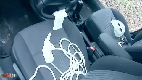 Anal car fuck in the woods with beautiful Nataly Lancaster photo 01