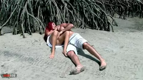 Marcia Gets Beach Pussy Fucked by Alain Deloin and Eaten Before Cumshot photo 05