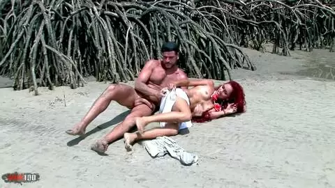 Marcia Gets Beach Pussy Fucked by Alain Deloin and Eaten Before Cumshot photo 07