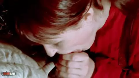 Redhead Babe's Big Cock Anal Cumshot Facial photo 01