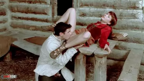 Redhead Babe's Big Cock Anal Cumshot Facial photo 03