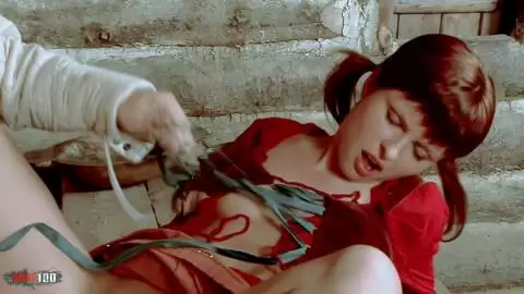 Redhead Babe's Big Cock Anal Cumshot Facial photo 04