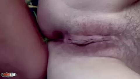 Double Penetration with Beautiful Brunette Petra Stingrey in the Woods photo 10