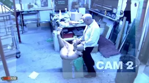 Blonde Babe Gabrielle Gets Anal Creampie in Hot Threesome photo 16