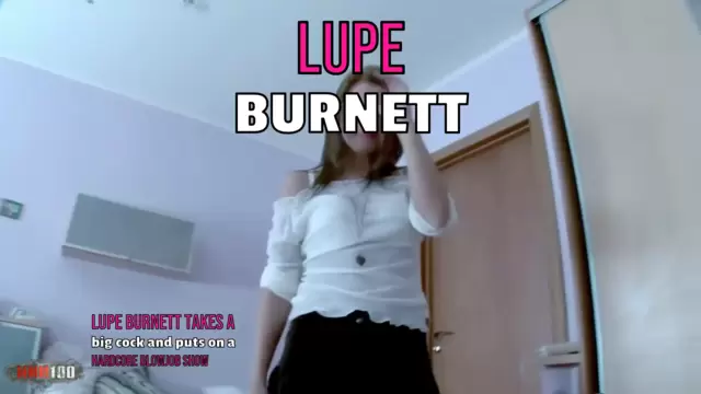 Lupe Burnett takes a big cock and puts on a hardcore blowjob show