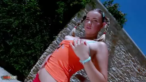 Petite Blonde Sweet Honey Double Penetrated by Choky Ice and Ruka Stone photo 01