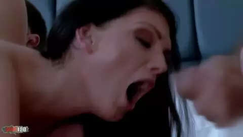 Roxy Panther's Wild Ride with Three Big Cocks in Hardcore Foursome photo 14