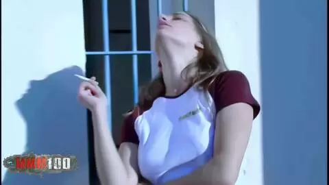 Horny blonde Val doing a hot striptease on the terrace  photo 01