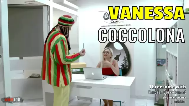 Threesome with Vanessa Coccolona at the marijuana plantation