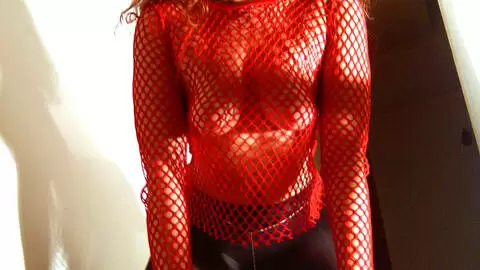 Lovely petite brunette Vanille doing a hot striptease in the stairs  photo 12