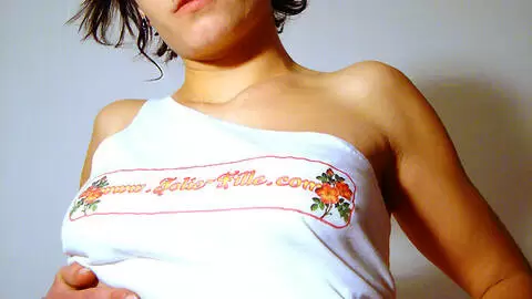 Lovely teen arab brunette Wendy stripping  photo 2