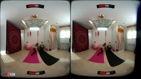3d VR porn video of Yasmin Daferro fucking with her boyfriend Bryan photo 01