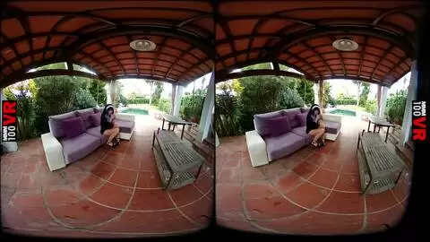 Video VR 3d with Yasmin Daferro playing with a dildo in nun uniform  photo 02