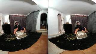 3d vr shooting of a scene with