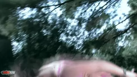 Yesenia in a fabulous striptease in front of a magnificent castle. photo 05