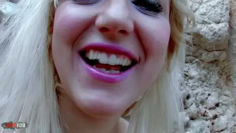 Young spanish blonde with big natural tits banged on the beach photo 01